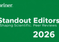 Springer Nature Honors Standout Editors Shaping Scientific Peer Review in 2026