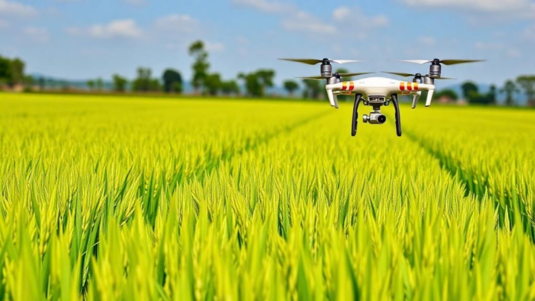 Rice Farming's Next Revolution: Microbes, Drones and AI Join Forces