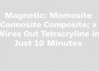 Magnetic MXene Composite Wipes Out Tetracycline in Just 10 Minutes