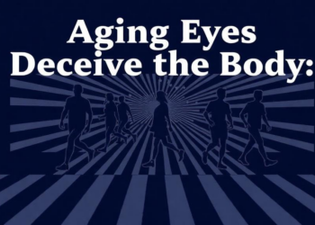 Aging Eyes Deceive the Body: How Visual Illusions Steer Older Walkers Off Balance