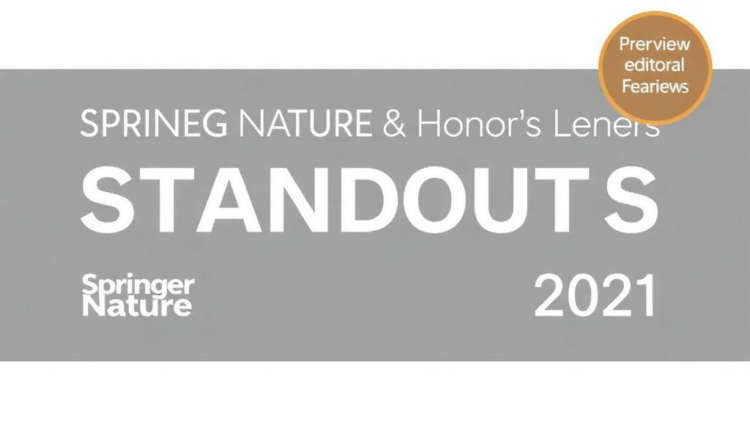 Springer Nature Honors Standout Editors of 2026 for Excellence in Peer Review and Author Service