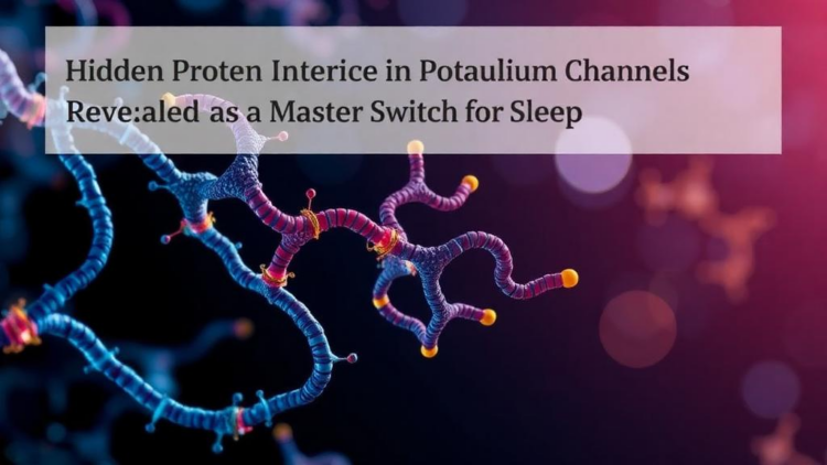 Hidden Protein Interface in Potassium Channels Revealed as a Master Switch for Sleep