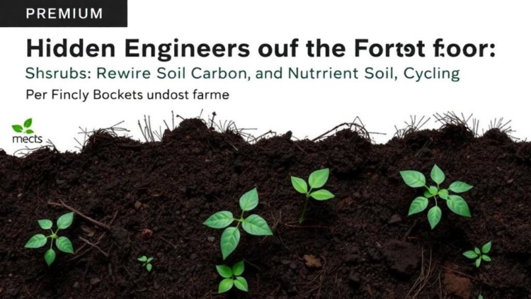 Hidden Engineers of the Forest Floor: Shrubs Rewire Soil Carbon and Nutrient Cycling