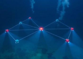 Underwater Sensor Networks Learn to Route Themselves with Team-Based AI