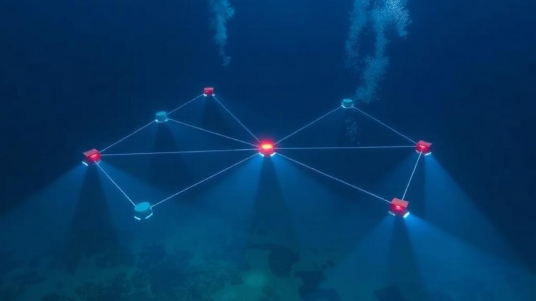 Underwater Sensor Networks Learn to Route Themselves with Team-Based AI