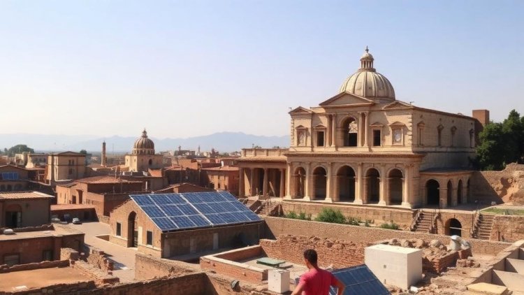 AI Watches Over Pompeii: Hybrid Machine Learning Spots Damaged Roofs While Saving Energy