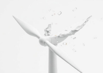 Tiny Turbine, Big Crash: 1:100 Model Recreates the Moment a Wind Blade Tears Off