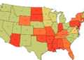 County-Level Mapping Reveals Stubborn Heart Disease Disparities Across America