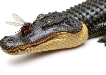 Horse Flies Aim for the Face: 3D Maps Reveal Where Parasites Bite Armored Caimans
