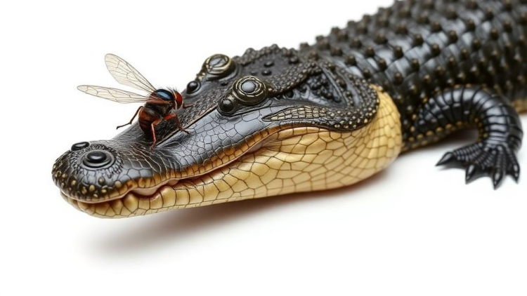 Horse Flies Aim for the Face: 3D Maps Reveal Where Parasites Bite Armored Caimans