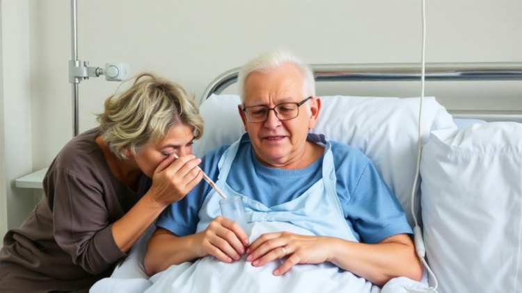 Swallowing Trouble and Dehydration Together Raise Death Risk in Hospitalized Older Adults