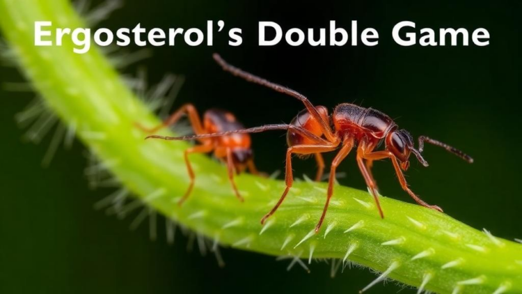 Ergosterol's Double Game: How a Fungal Membrane Molecule Shapes Termite Immunity