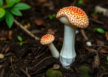 Stinkhorn Mushroom Rewrites Its Soil Microbiome Through a Hidden Metabolic Cascade