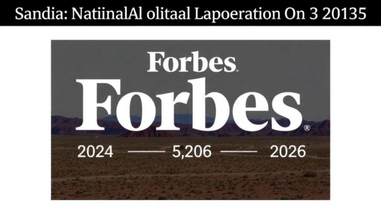 Sandia National Laboratories Lands on Three Forbes 2026 Best Employer Rankings