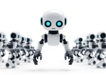 Self-Tuning Neural Network Teaches Robot Swarms to Converge Faster and Shrug Off Noise