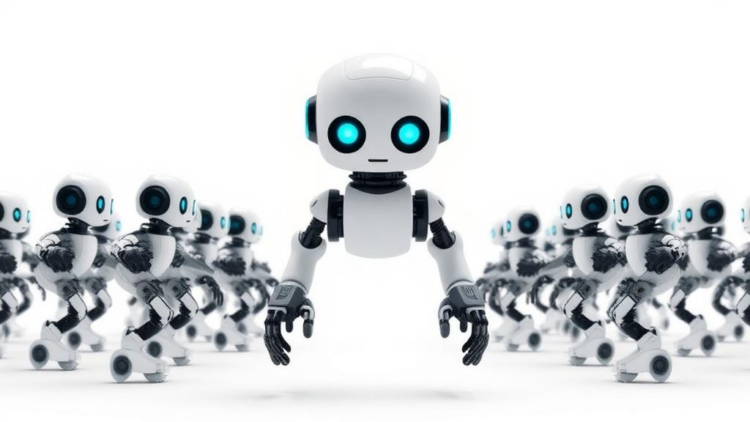 Self-Tuning Neural Network Teaches Robot Swarms to Converge Faster and Shrug Off Noise