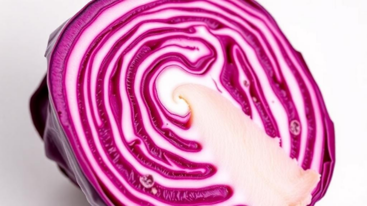 Red Cabbage Aerogel Labels Turn Color to Reveal When Chicken Goes Bad