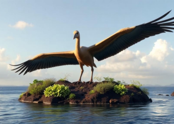 Giant Flightless Birds May Have Sailed to a Volcanic Island on Floating Rafts of Vegetation
