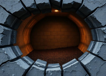 Hidden Markov Model Cracks Open the Secret Weak Zone Inside Coal Waste Concrete