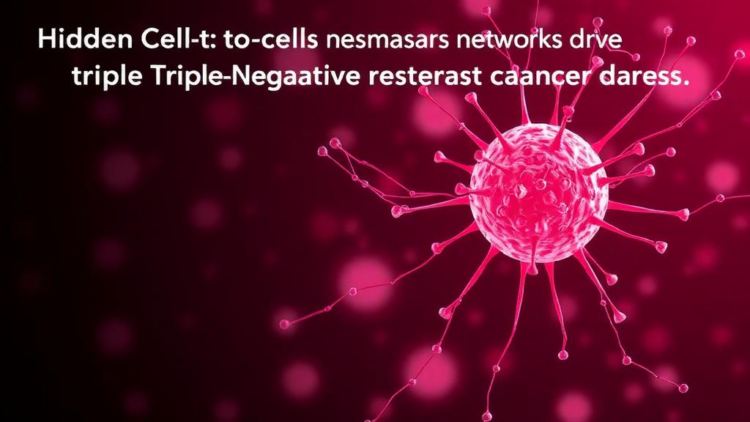 Hidden Cell-to-Cell Messaging Networks Drive Triple-Negative Breast Cancer Resistance