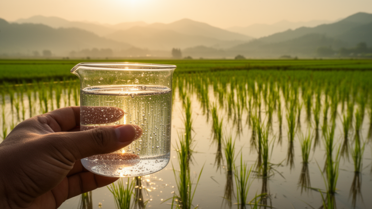 Tiny Bubbles, Big Gains: Oxygen Nanobubbles Rescue China's Waterlogged Rice Paddies