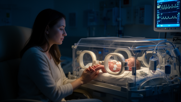When the Monitors Go Silent: How Parents of Preterm Babies Become the Machine