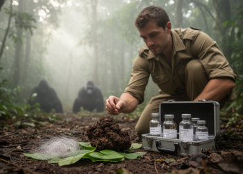 Gorilla DNA From Dung and Hair Reveals Hidden Populations and Pinpoints Trafficked Apes' Origins