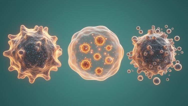 Single-Cell Study Reveals Three Distinct Fates of Macrophages Infected by Gammaherpesvirus