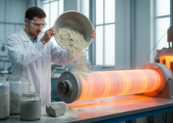 Mechano-thermal activation of kaolinitic clay for low-carbon cement manufacture