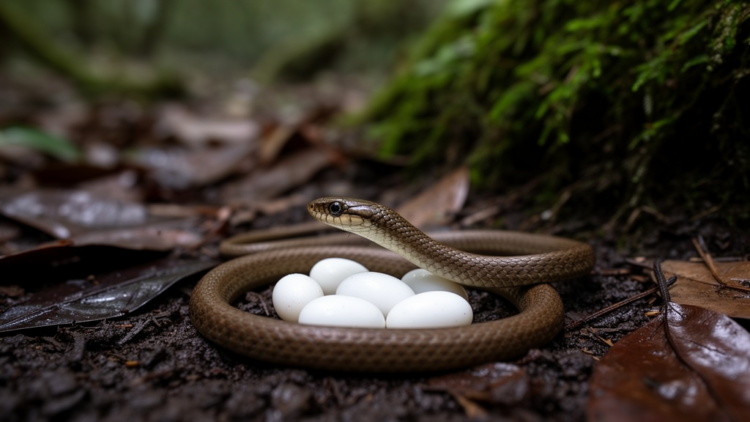 Himalayan worm-eating snake finally reveals its females, eggs and hidden skull secrets