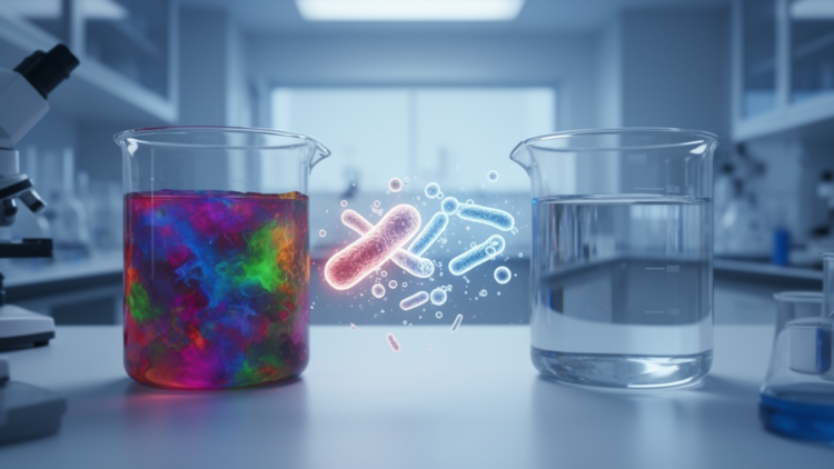 Enzymes From Gut and Soil Bacteria Strip Toxic Dyes From Wastewater at Record Concentrations