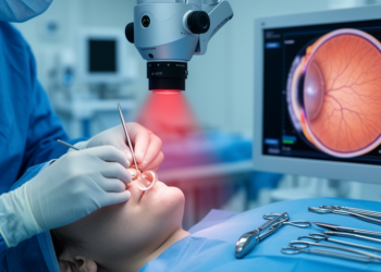 Hidden corneal injury during lens implantation caught in real time by surgical OCT