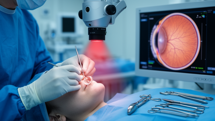 Hidden corneal injury during lens implantation caught in real time by surgical OCT