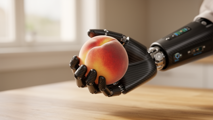 Gentle Pain Signals Help Prosthetic Hands Grip with Sharper Precision