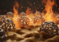 Cage-Shaped Silicon Nanostructures Boost Strength and Burning Rate of Rocket Propellant Binders
