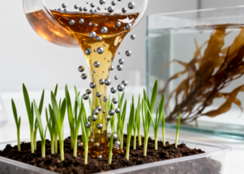 Seaweed-Grown Zinc Nanoparticles Shield Rice Seedlings From Salt Stress