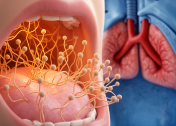 When Aspergillus strikes, the mouth tells a different story in COPD flare-ups