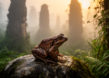 Limestone frog hidden across China–Vietnam border turns up in Yunnan karst forests