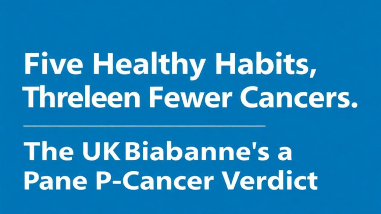 Five Healthy Habits, Thirteen Fewer Cancers: The UK Biobank's Pan-Cancer Verdict