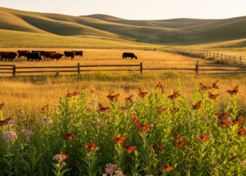 Smart Cattle Grazing Turns Rangelands Into Monarch Butterfly Strongholds