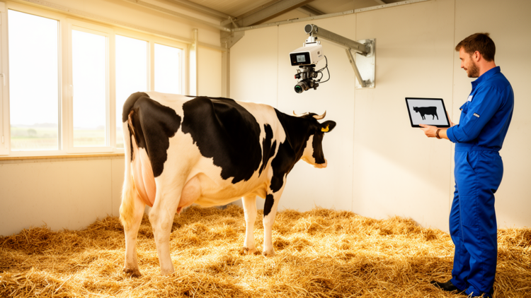 Cameras Learn to Read a Cow's Spine, Tail-Head and Body Shape to Score Its Condition