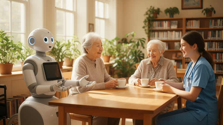 Six Weeks of Encouragement: Robots and Humans Uplift Older Adults in Different Ways
