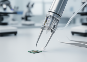 Hybrid Micro-Gripper Brings Vacuum and Finger Grasping Together for Tiny Electronics