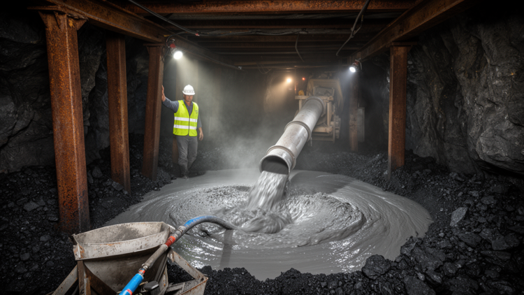 Salty Mine Water Turns Coal Waste Into Stronger Underground Backfill