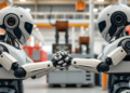 Smart Factory Robots Learn to Dodge Each Other in Real Time
