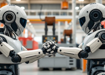 Smart Factory Robots Learn to Dodge Each Other in Real Time