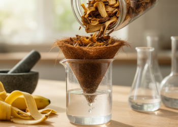 Banana Peels Turned Into Low-Cost Filters That Pull Toxic Metals From Water