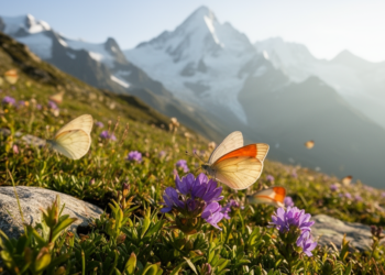 Alpine butterflies climb higher as warming reshapes Swiss mountain habitats