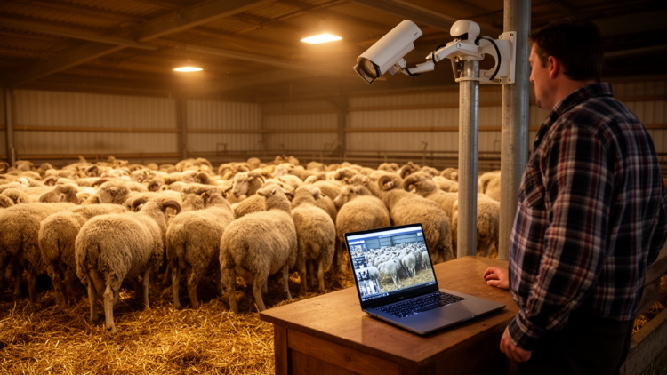 AI Camera System Spots Fertile Ewes in Seconds During Crowded Barn Mounting Events