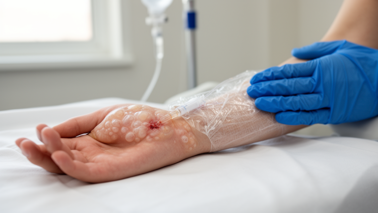 When CT Contrast Leaks: A 48-Hour Recovery From Blistering Extravastion...